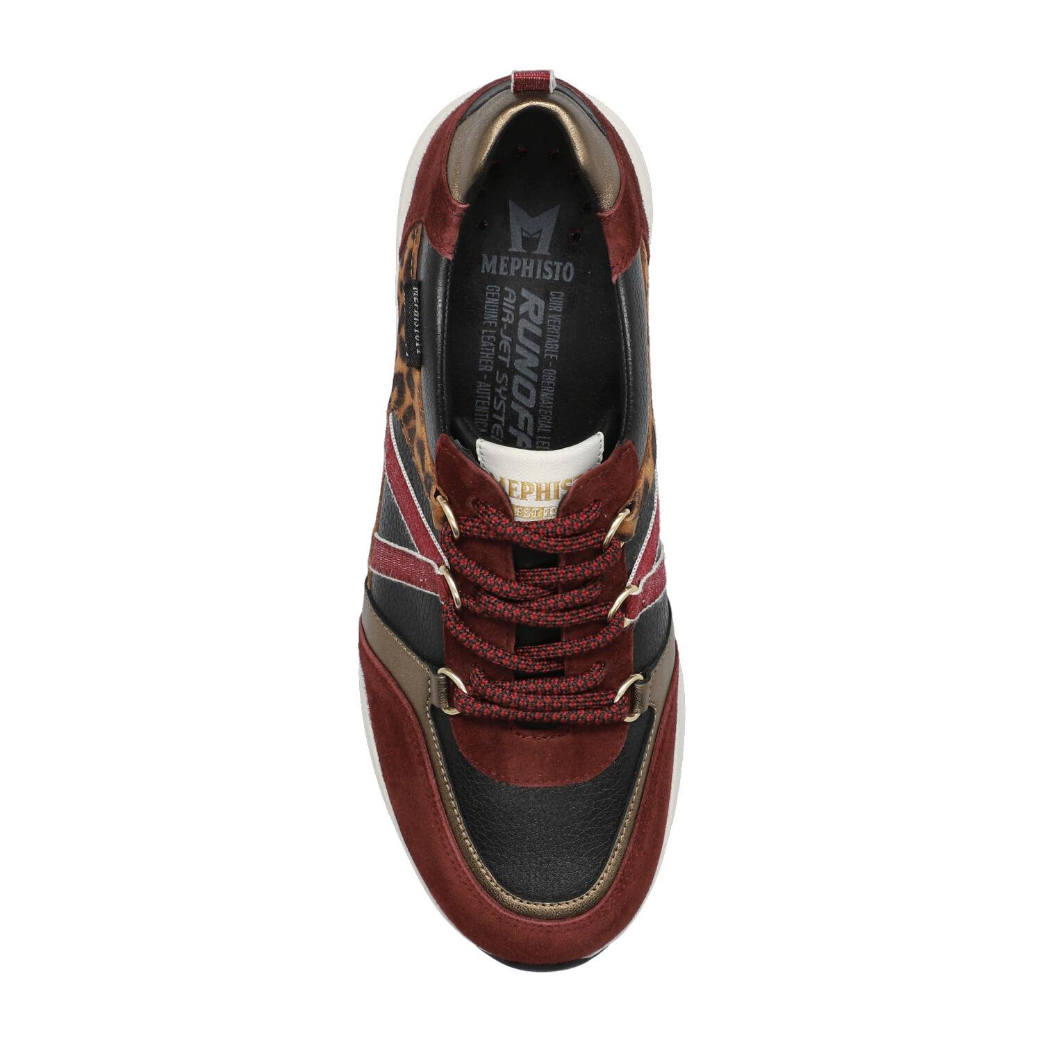 lacets femme modèle Kalya bordeaux - Mephisto